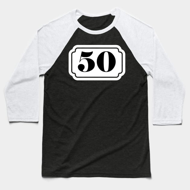 50 50th 50 Years 1971 Give A Present Baseball T-Shirt by elWizKhalifa